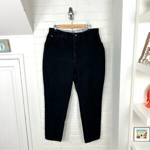 Lee Vintage Black Denim Mom Straight Jeans